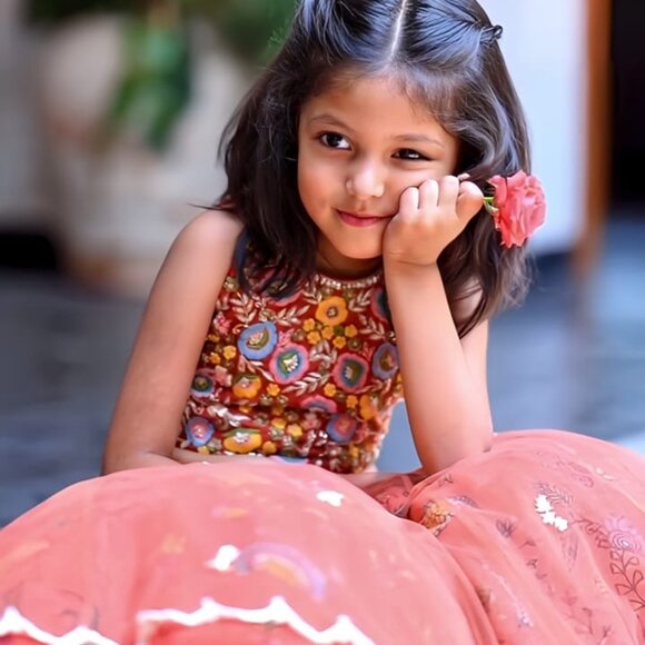 DESIGNER KEDIYA STYLE LEHENGA - Picture 4 of 4